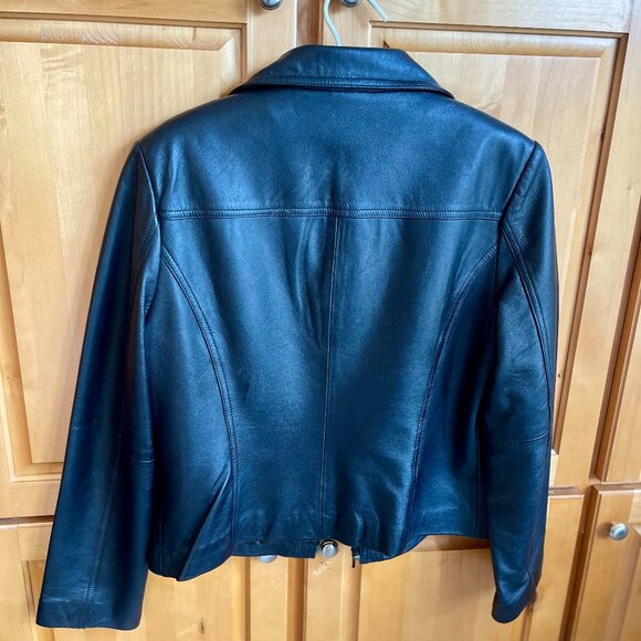 Black Leather Jacket - Picture 3 of 4